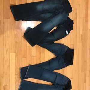 Maternity jeans and blouses
